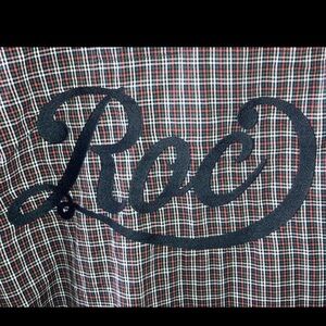 Rocawear Denim Company LS Plaid XL, great back logo, great condition Y2K *e2275